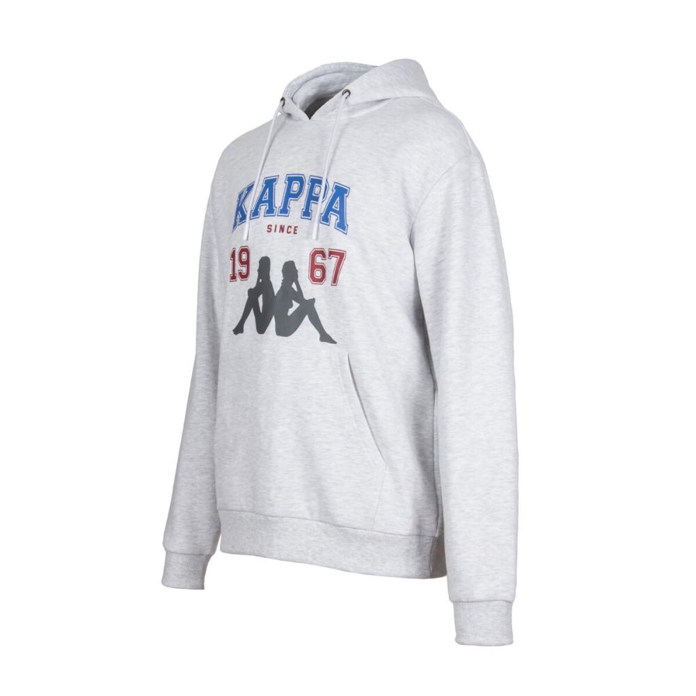 Polerón Hoodie Men Kappa Since 1967 Gray