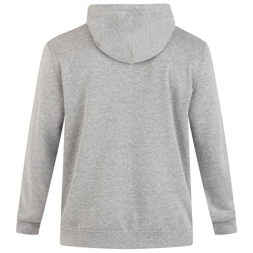 Poleron Hoodie One And Only Solid Fleece Dark Grey Heather