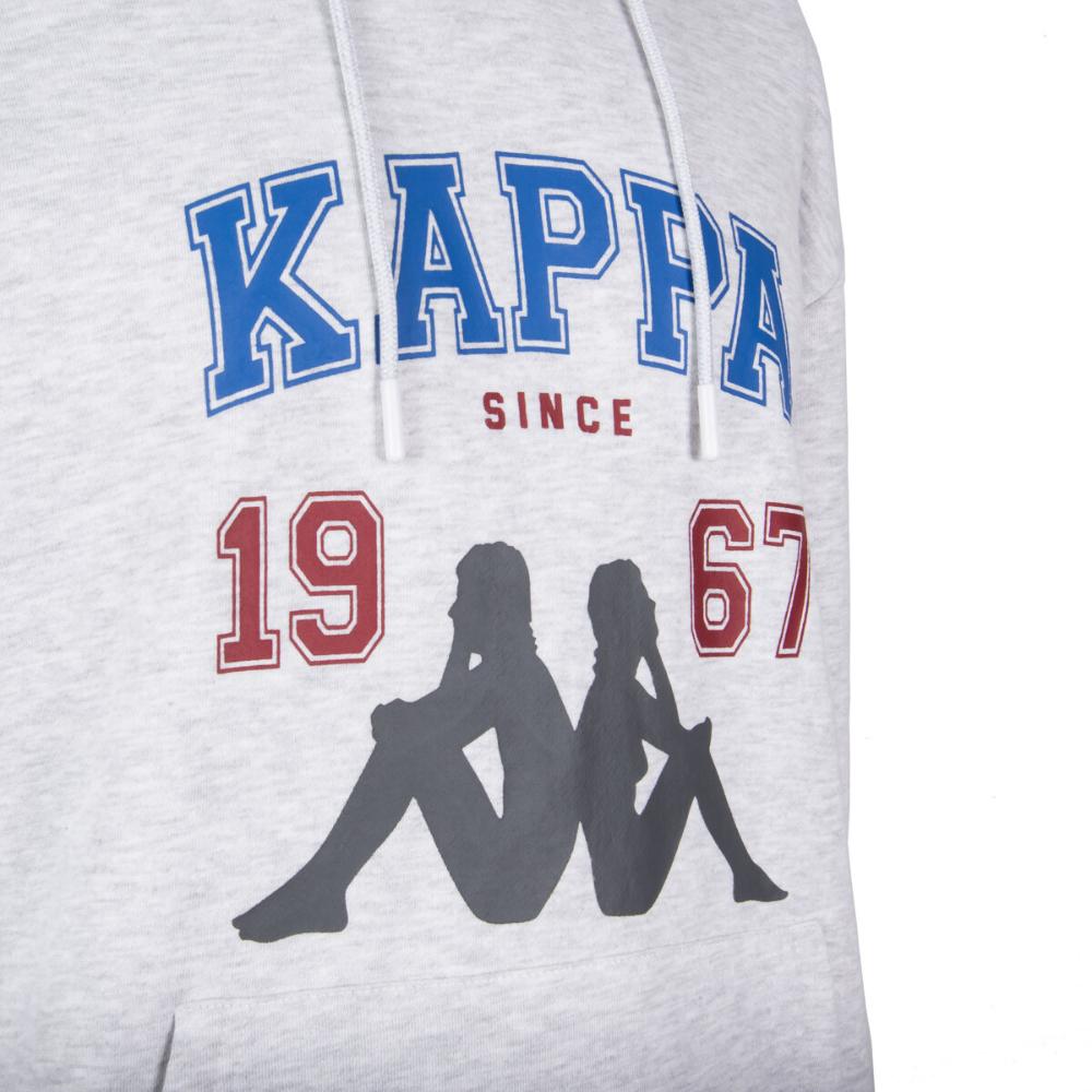 Polerón Hoodie Men Kappa Since 1967 Gray