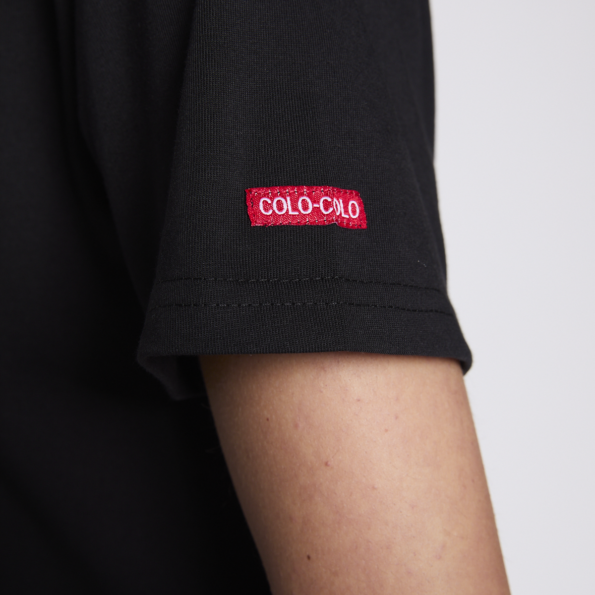 Polera Crop Colo Colo Urbano Mujer Eterna Campoena Negro
