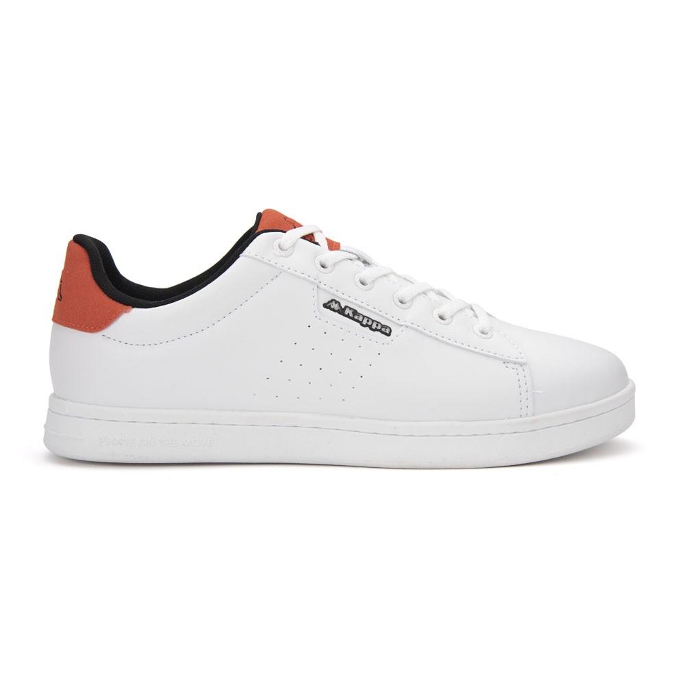 Zapatilla Logo Tchouri Wihte Orange Dark