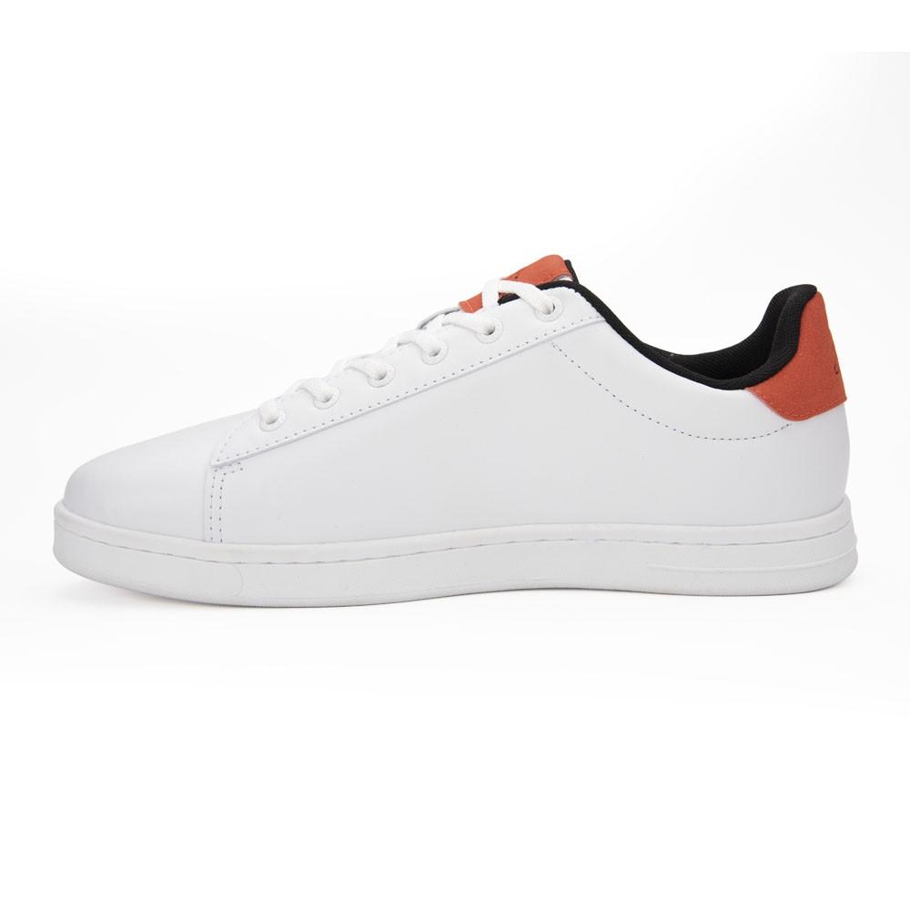 Zapatilla Logo Tchouri Wihte Orange Dark