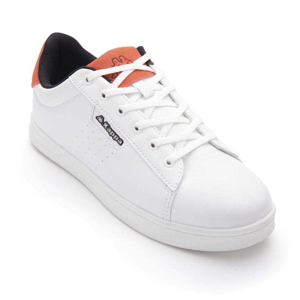 Zapatilla Logo Tchouri Wihte Orange Dark