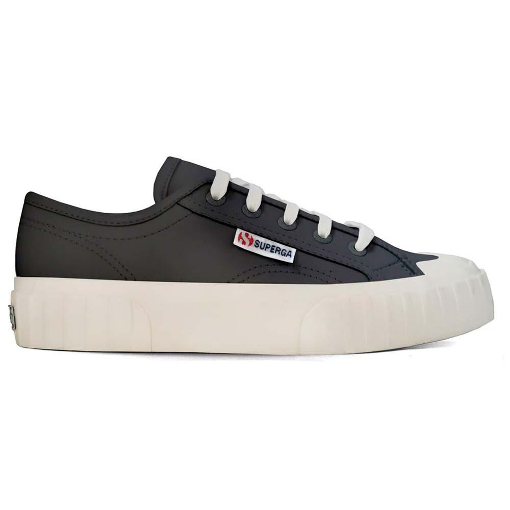 Zapatilla 2630 Stripe Vegan Faux Black White