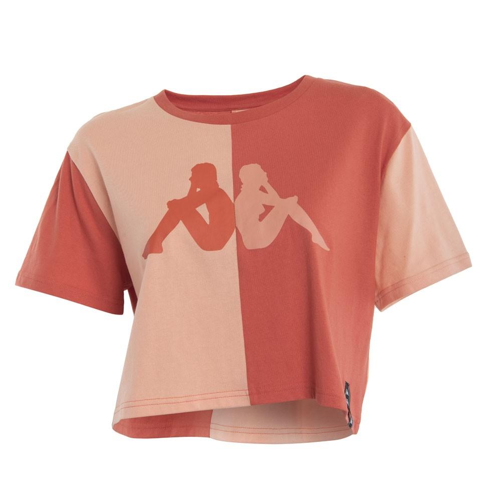 Crop Top Women Split Red Orange Omini