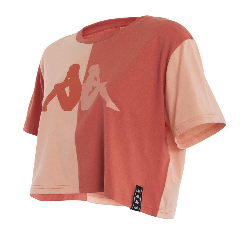 Crop Top Women Split Red Orange Omini