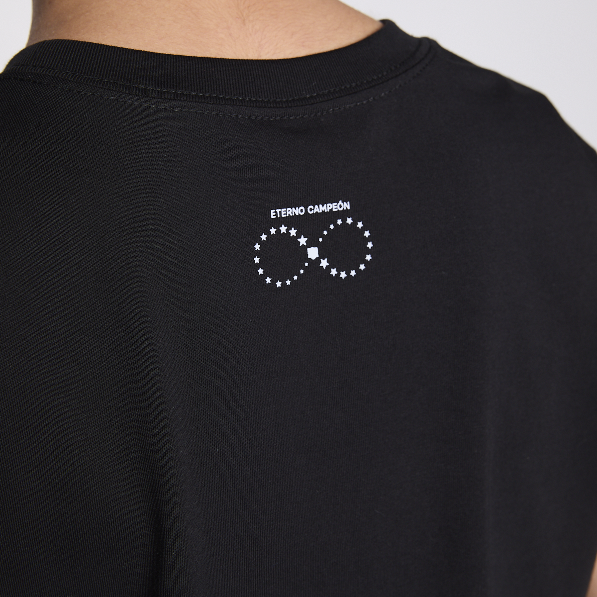 Polera Crop Colo Colo Urbano Mujer Eterna Campoena Negro