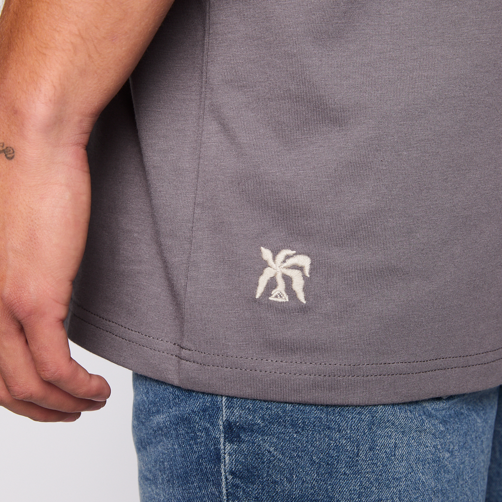 Polera Tank Reef Men Dark Grey