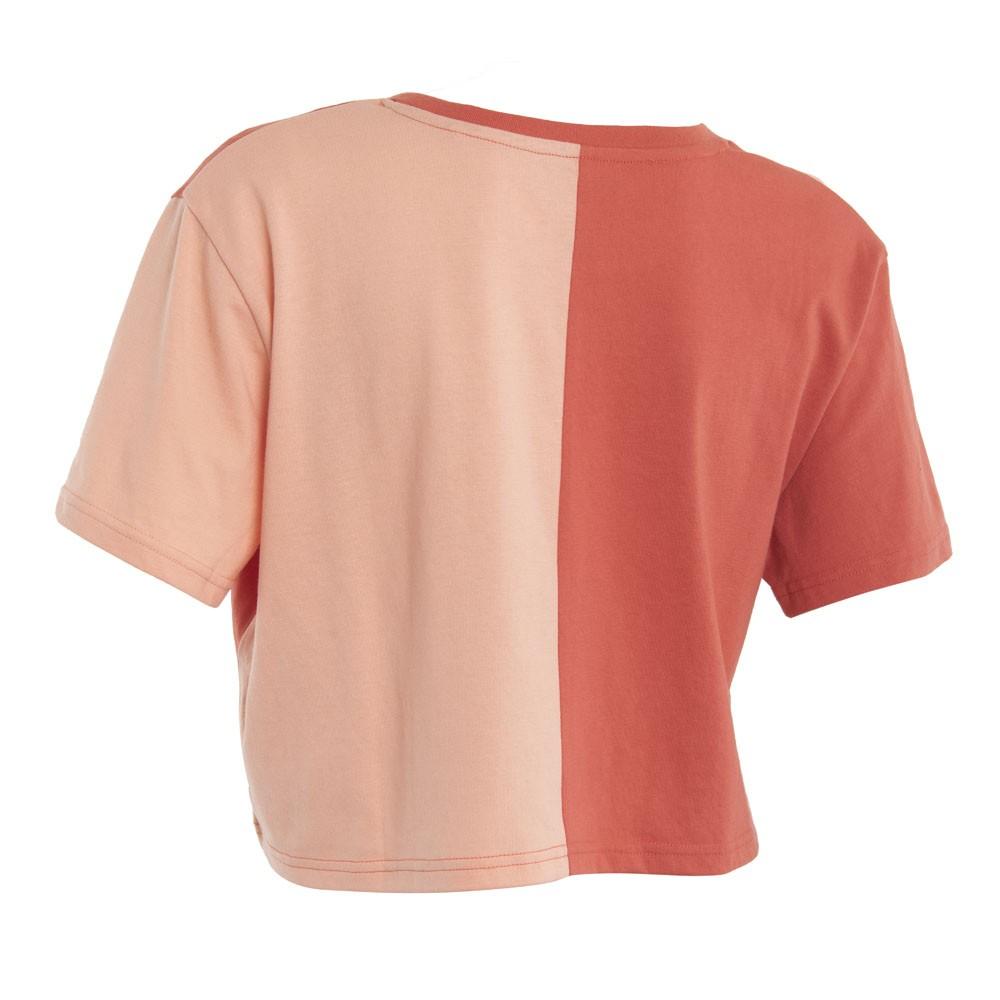 Crop Top Women Split Red Orange Omini