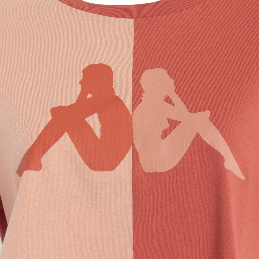 Crop Top Women Split Red Orange Omini