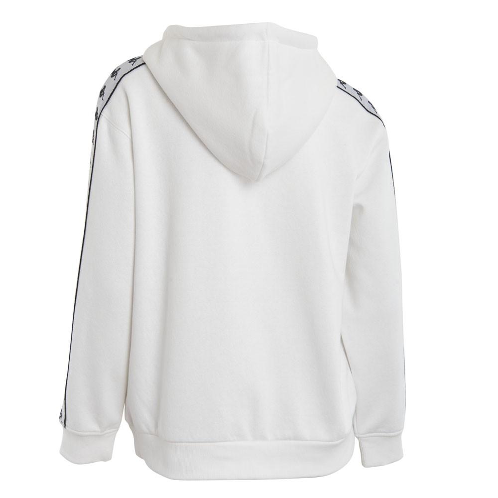 Poleron Women Hoodie White Silver