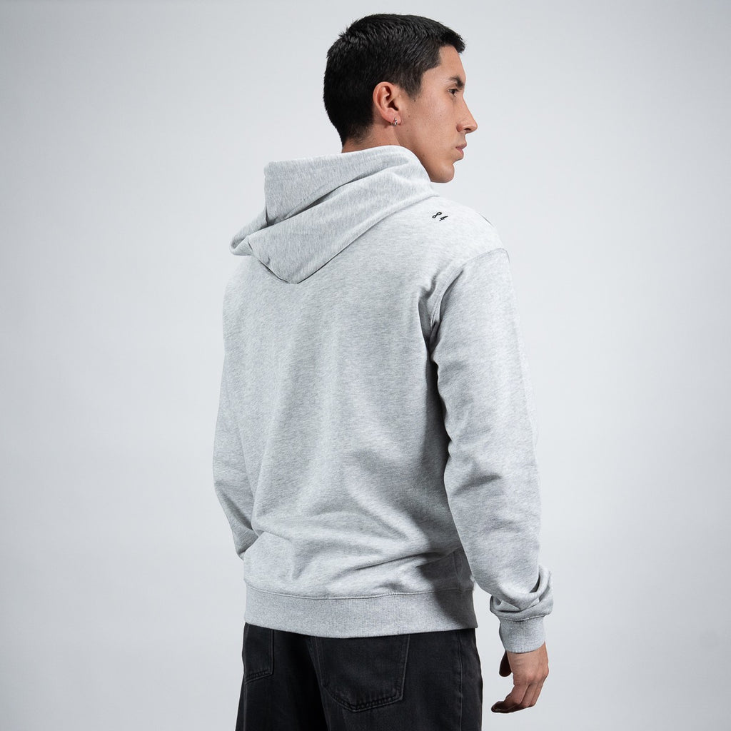 Polerón Reef Men Hoodie Since 84 Grey