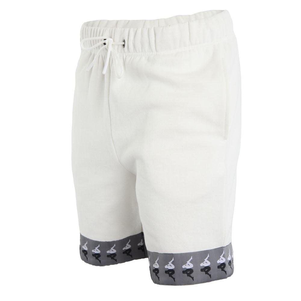 Short Men White Banda Leg
