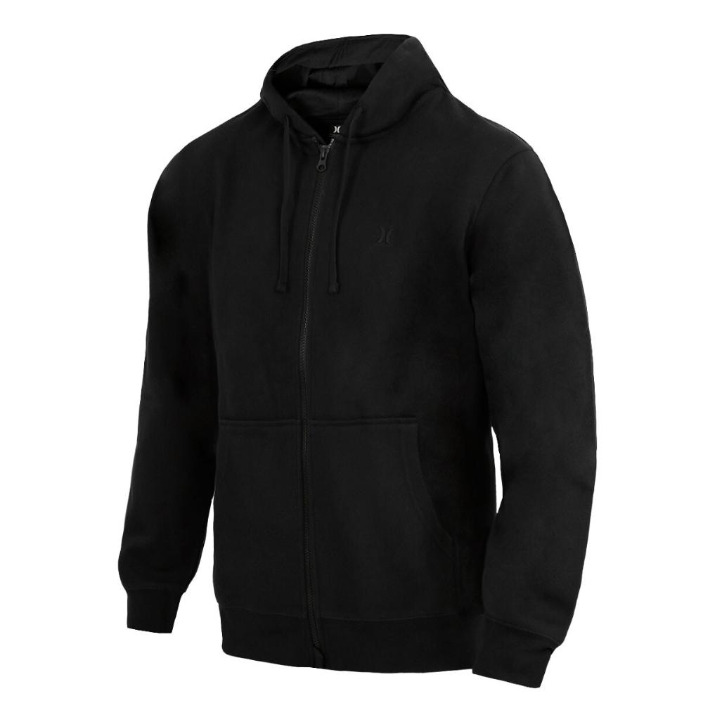 Polerón Full Zip Essentials Thru Black