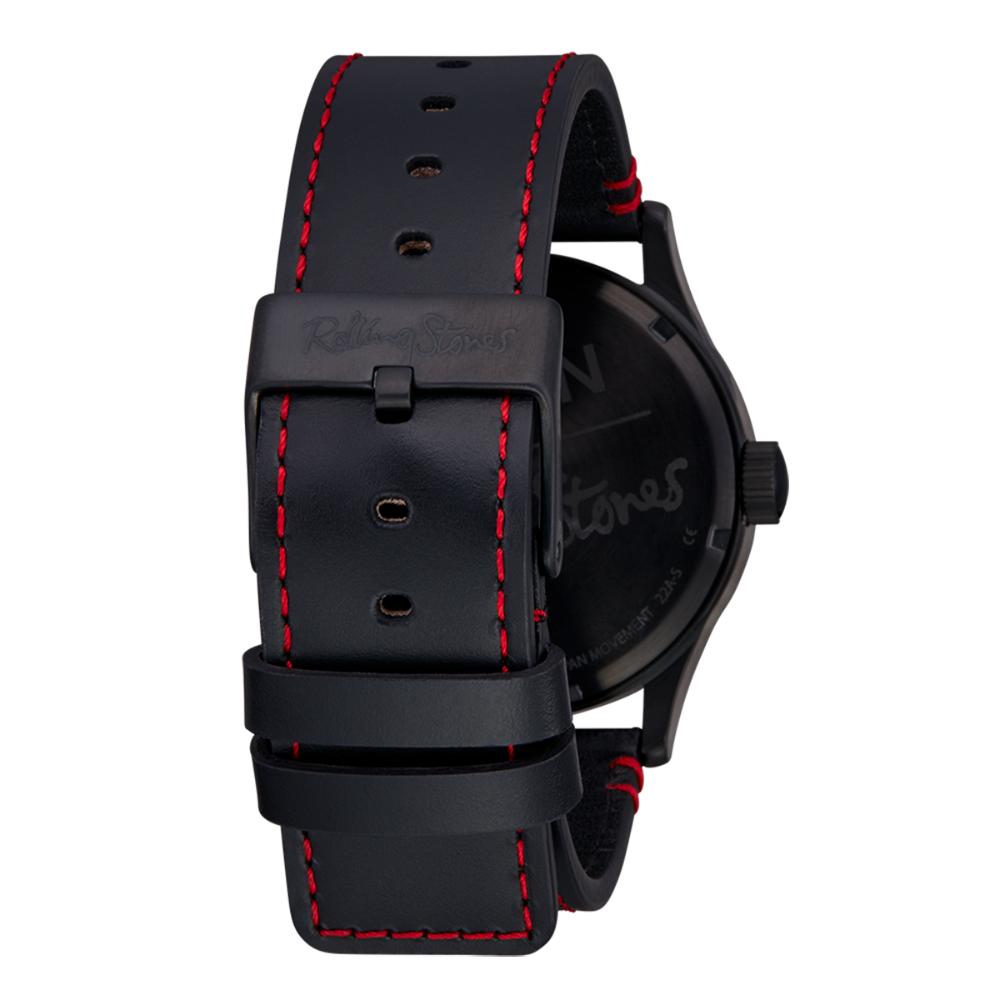 Reloj Rolling Stones Sentry Leather Black