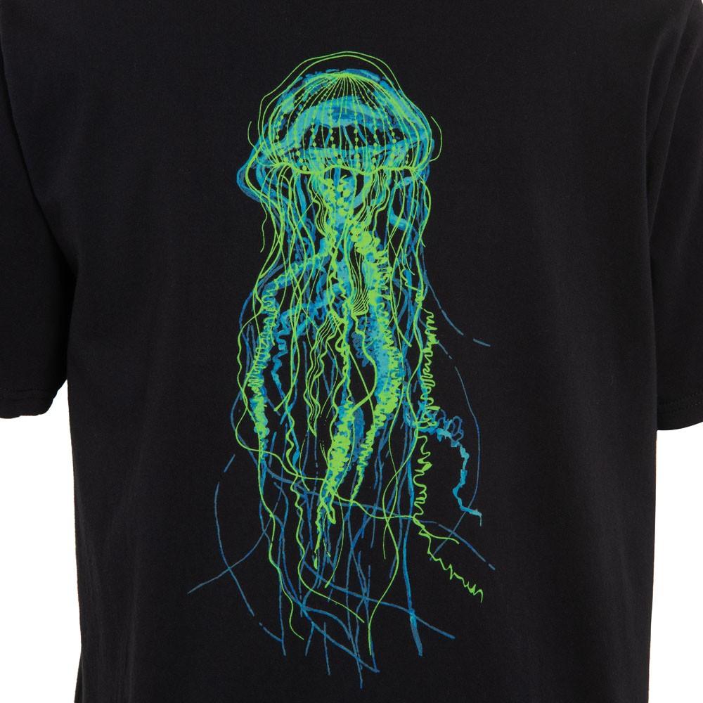 Polera Men Jellyfish Black Green Blue