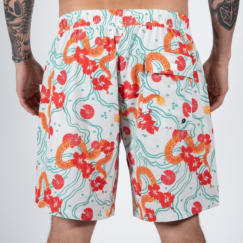 Traje de Baño Reef Men Grey Dragons