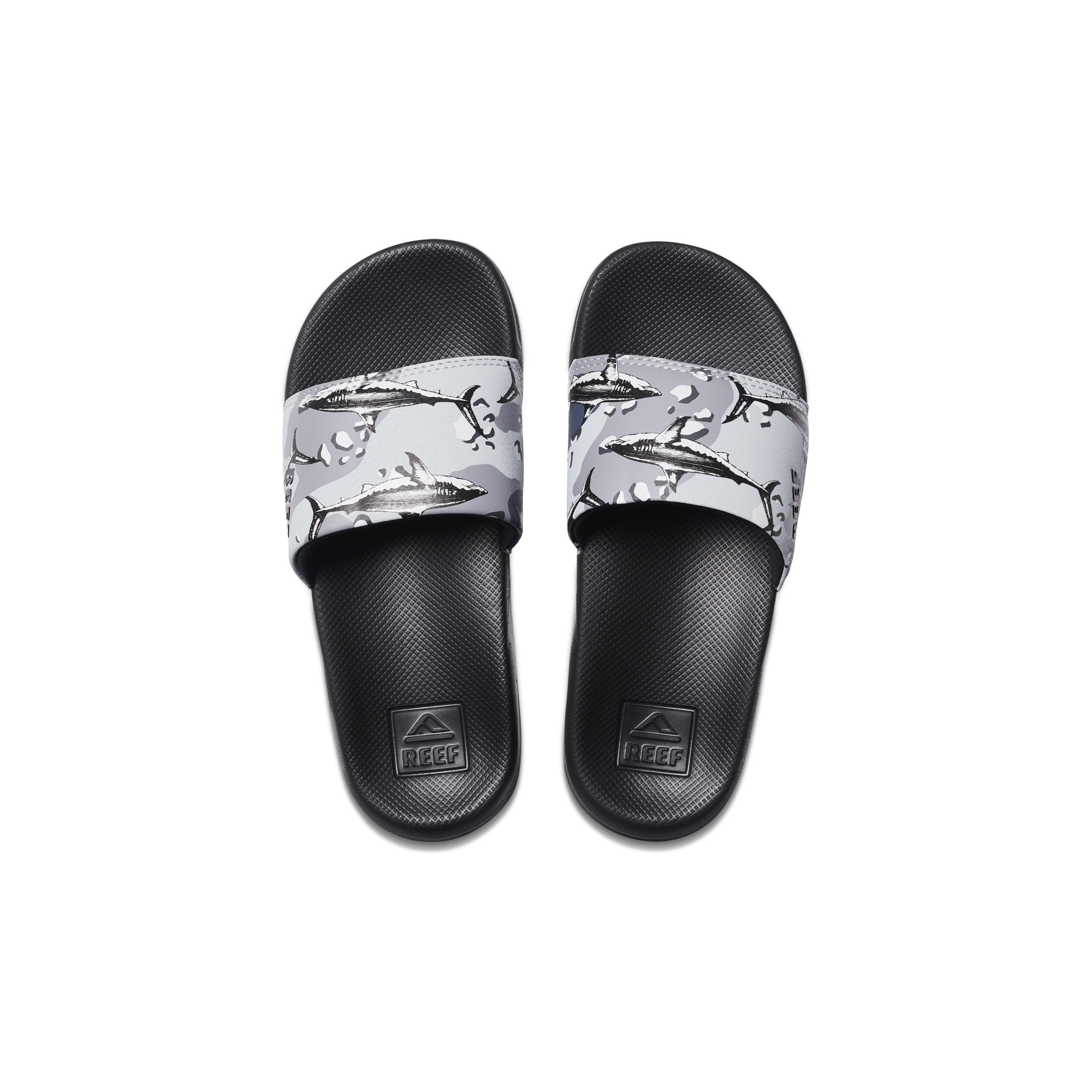 Sandalia Reef Kids One Slide Grey Camo