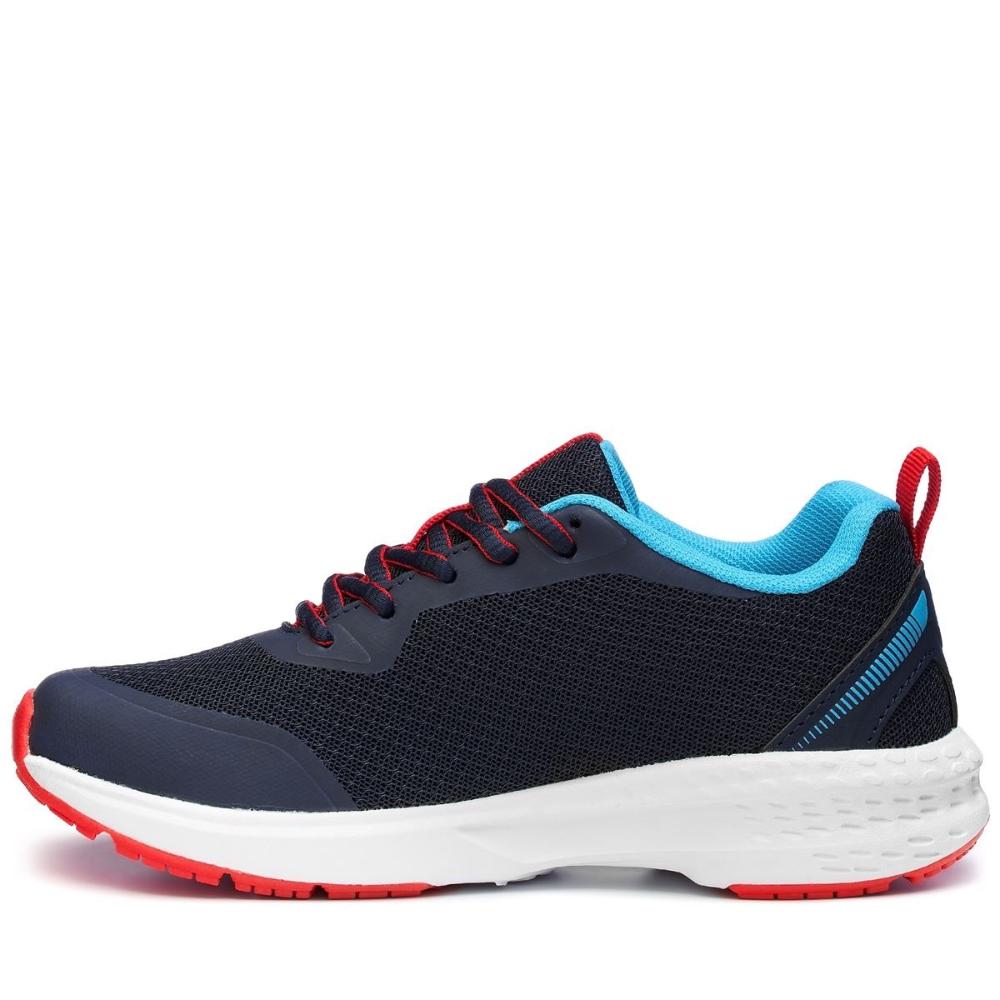 Zapatilla Teens Logo Glinch Blue Marine Red Turqouise