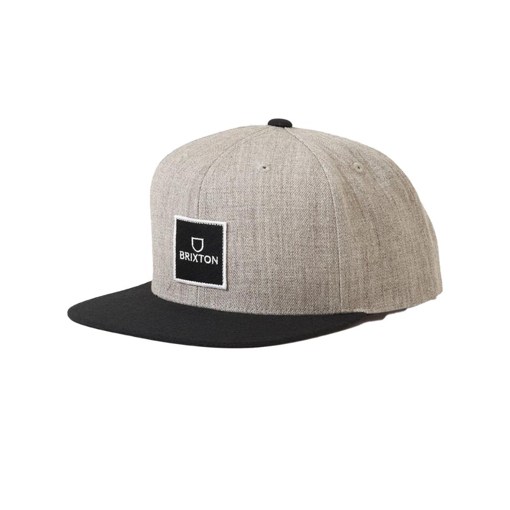 Jockey Alpha Square M Snapback Heather Grey Black