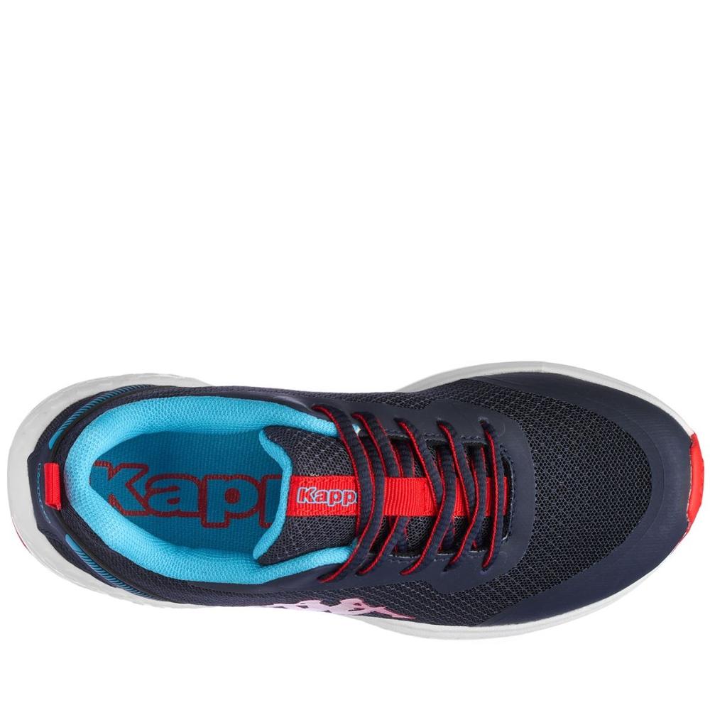 Zapatilla Teens Logo Glinch Blue Marine Red Turqouise