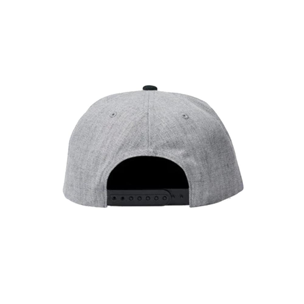 Jockey Alpha Square M Snapback Heather Grey Black