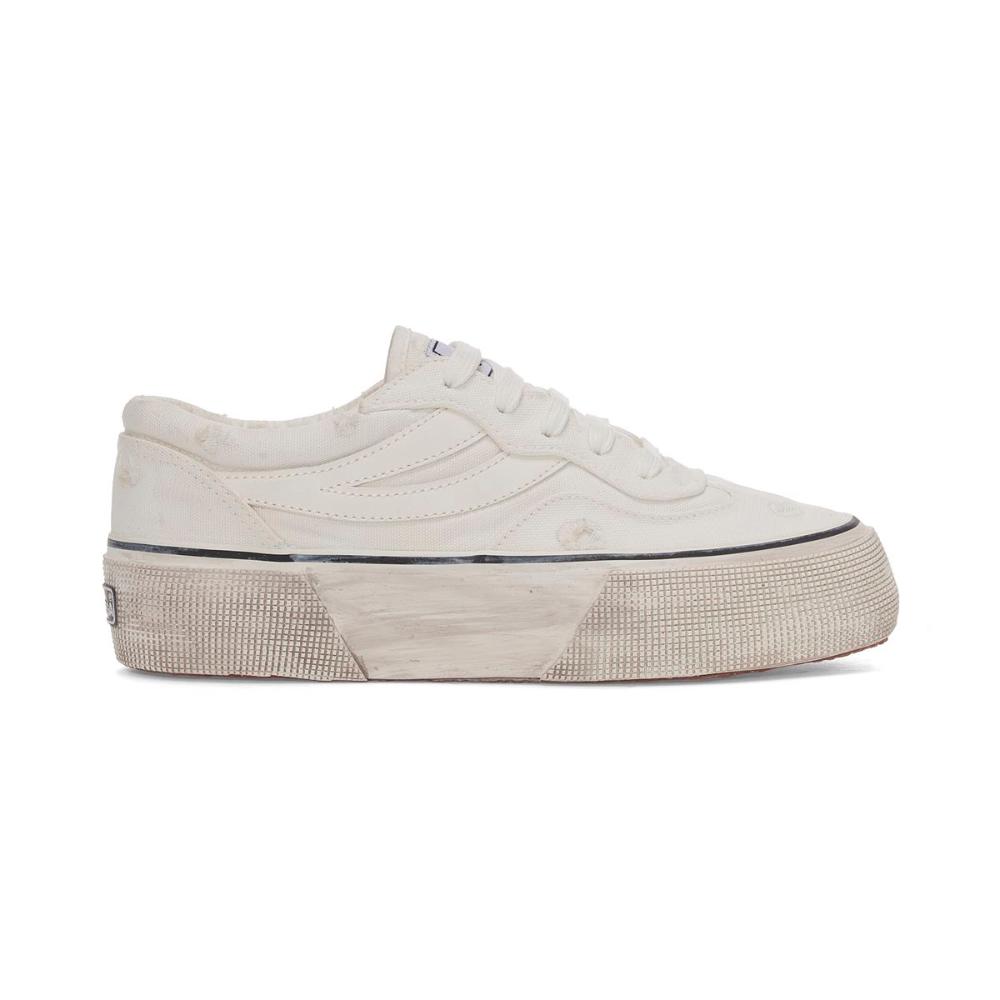 Zapatilla 3041 Revolley Platform Stone Washed White