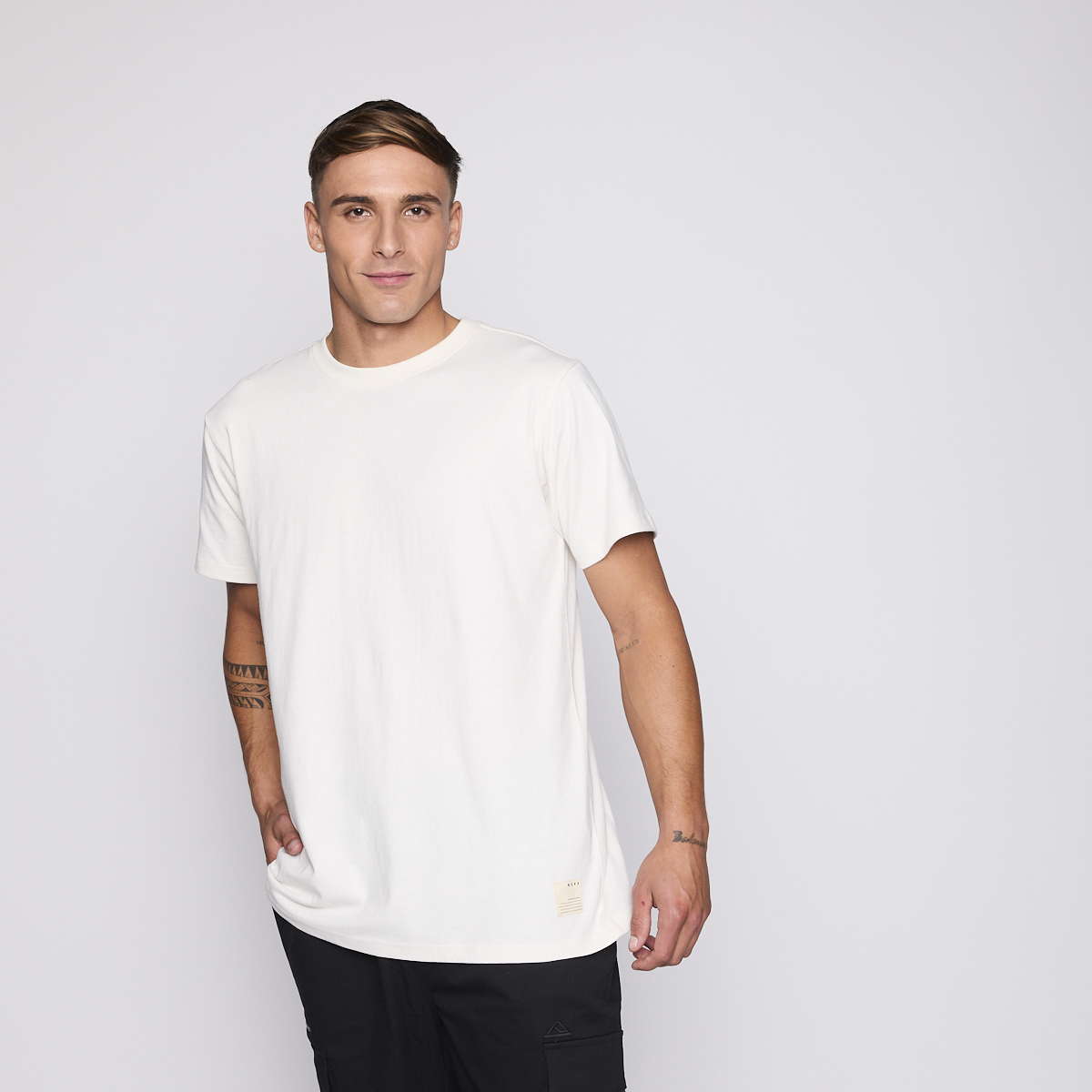 Polera Reef Men Clean Beige