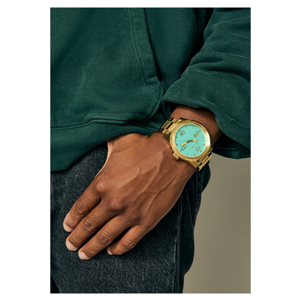 Reloj Nixon Corporal Gold Turquoise Gold