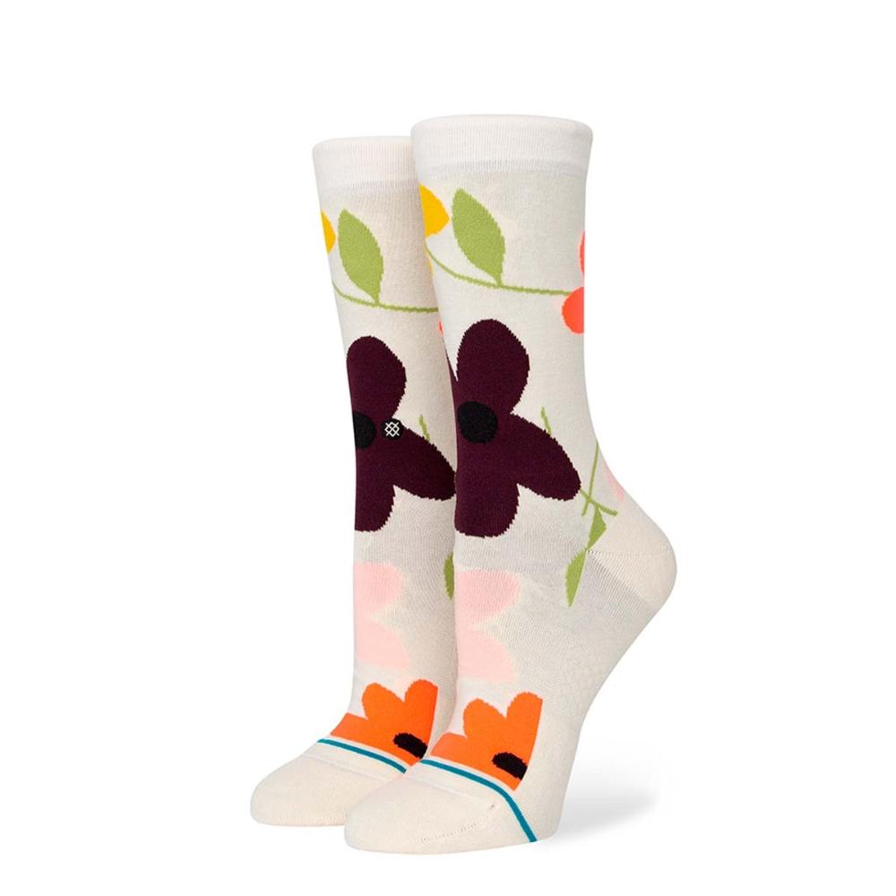 Stance Sock Women Baby Bloom Crew Off White