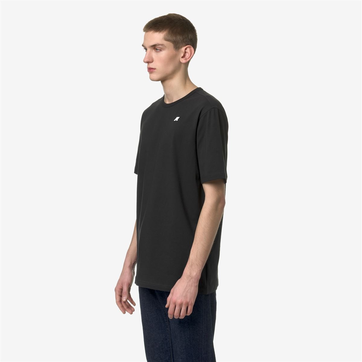Polera K-Way Men Adame Stretch Black Pure