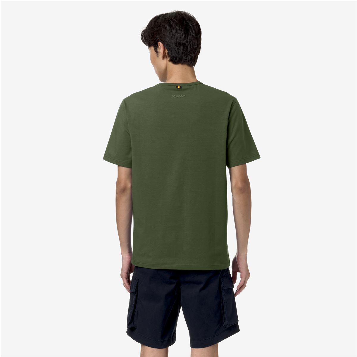 Polera K-Way Men Adame Stretch Green Cypress