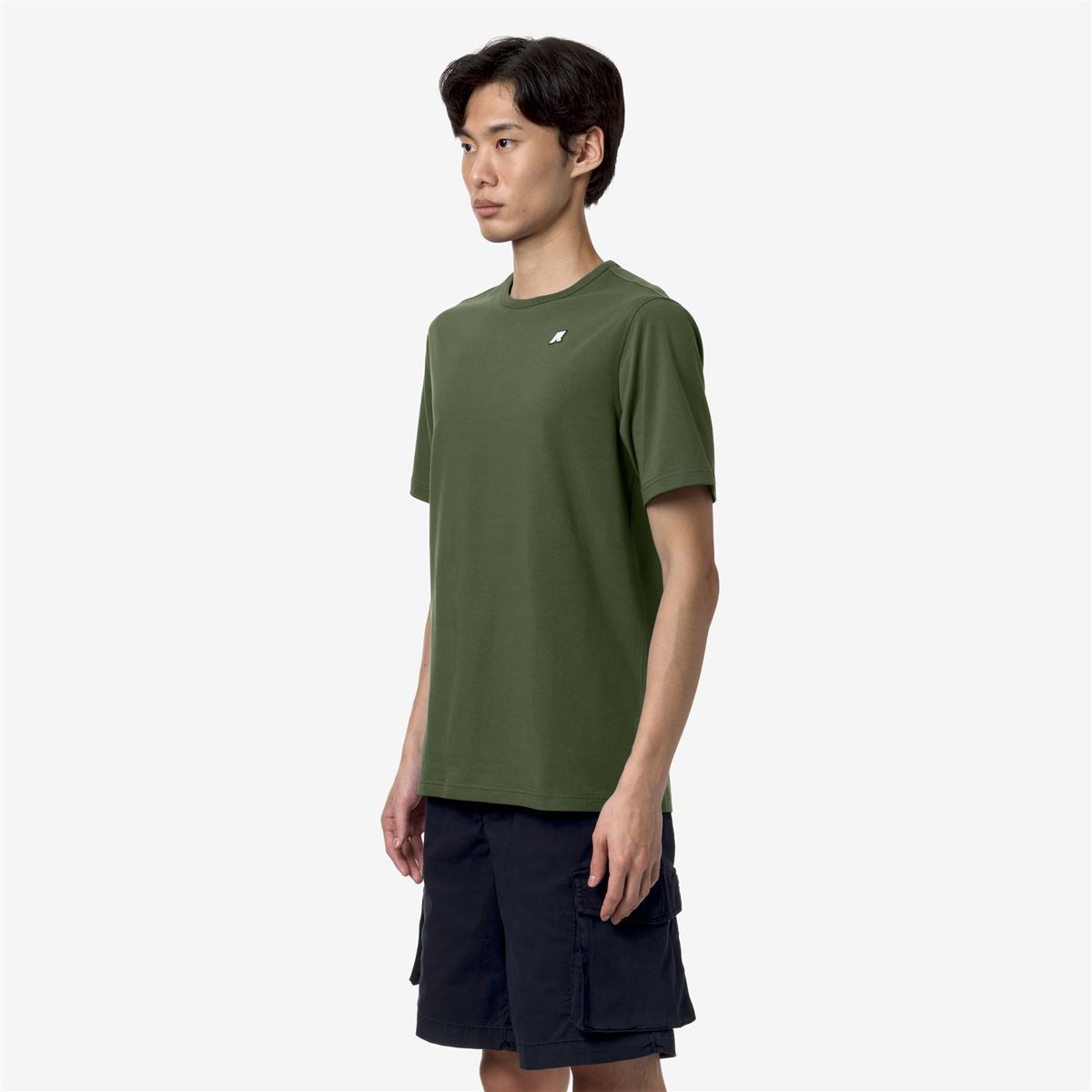 Polera K-Way Men Adame Stretch Green Cypress