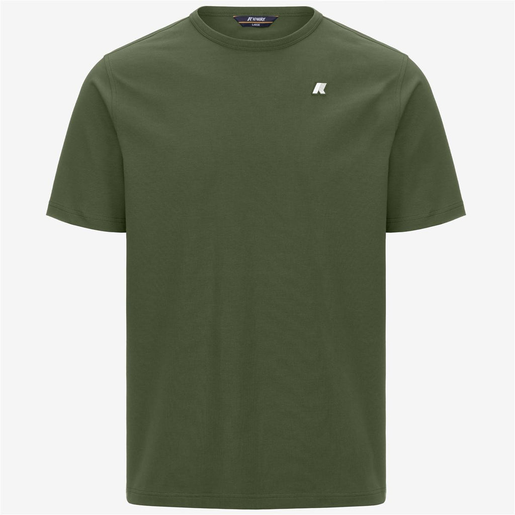 Polera K-Way Men Adame Stretch Green Cypress