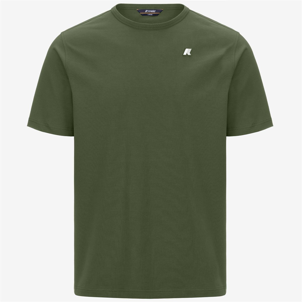 Polera K-Way Men Adame Stretch Green Cypress