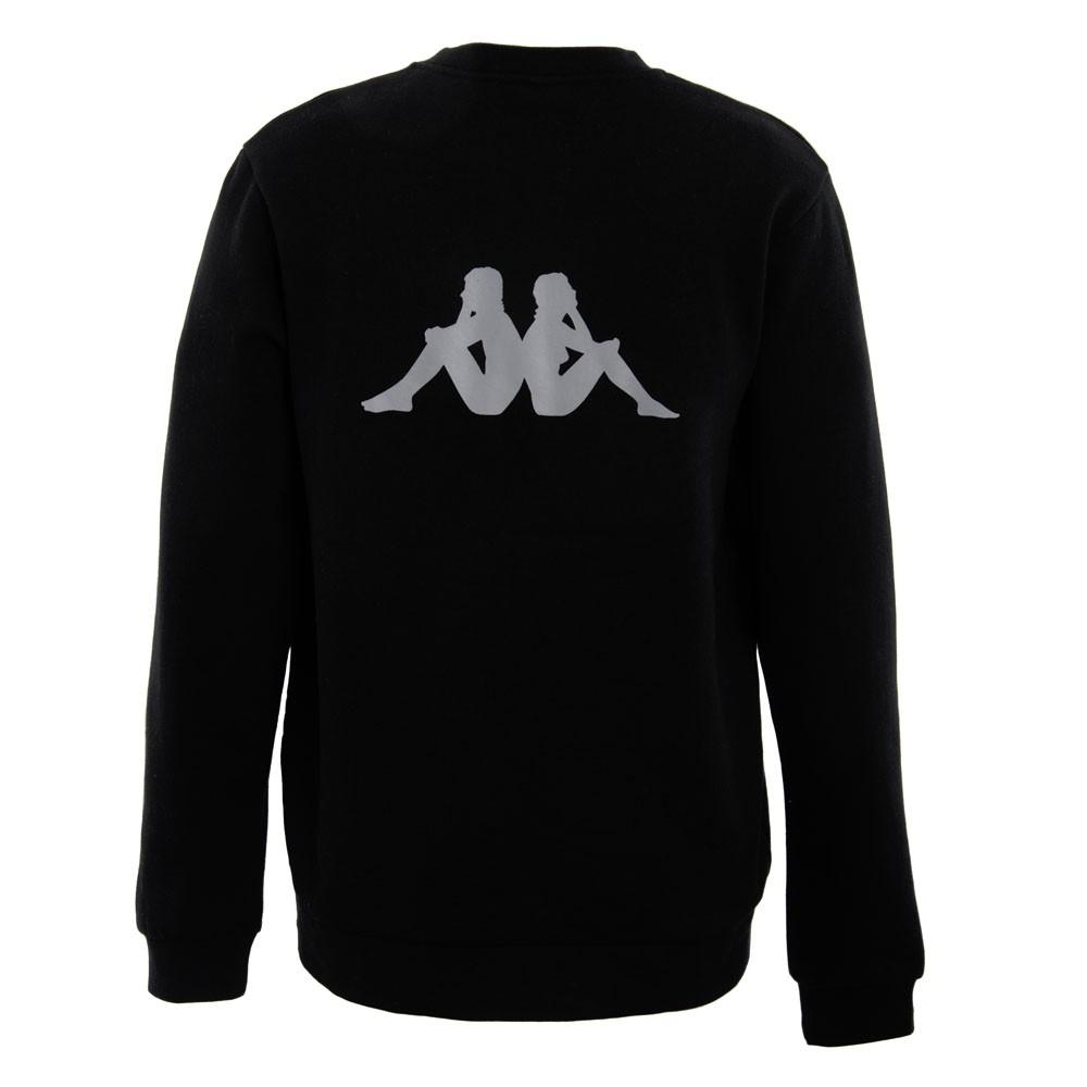 Poleron Men Crew Black Grey