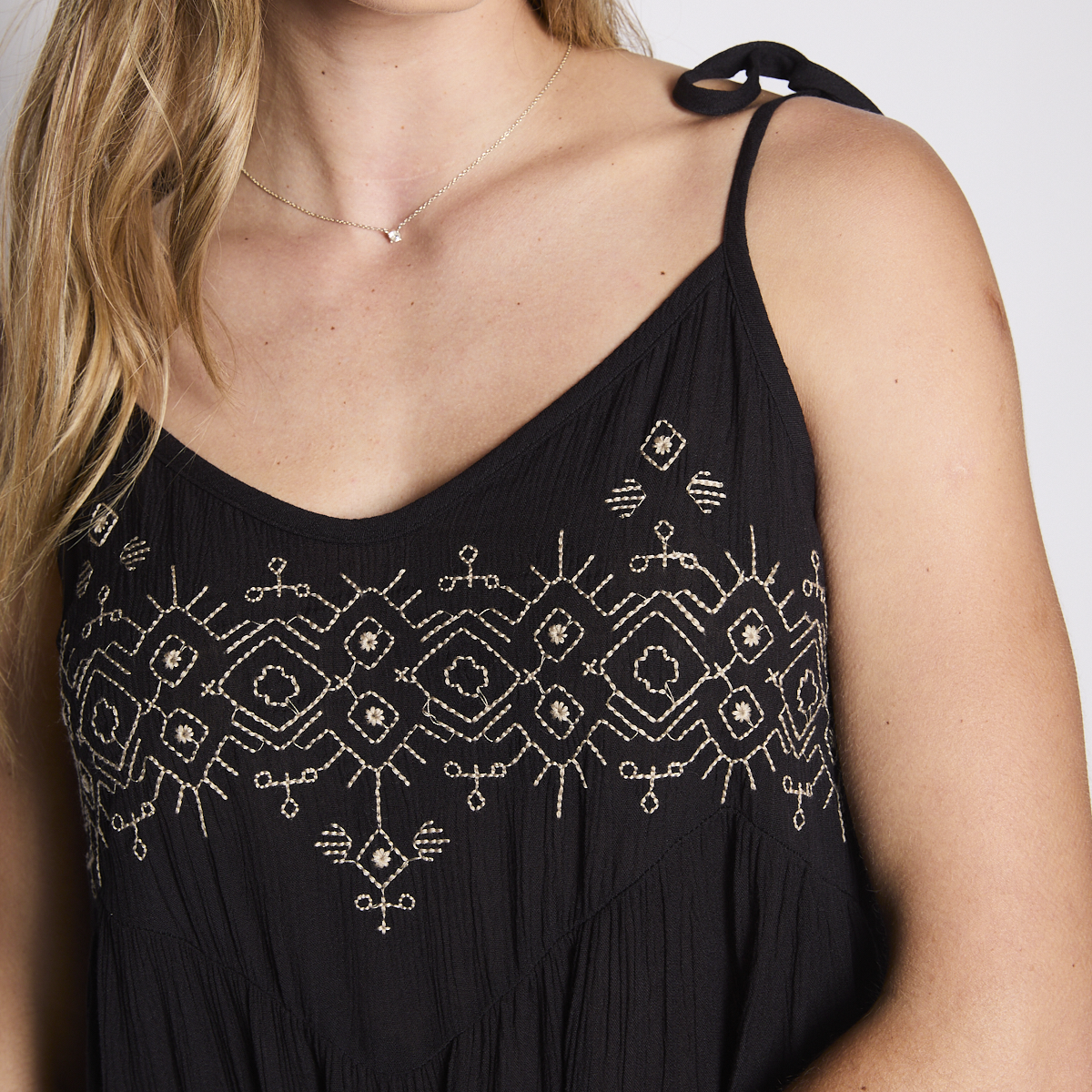 Mini Vestido Reef Women Black