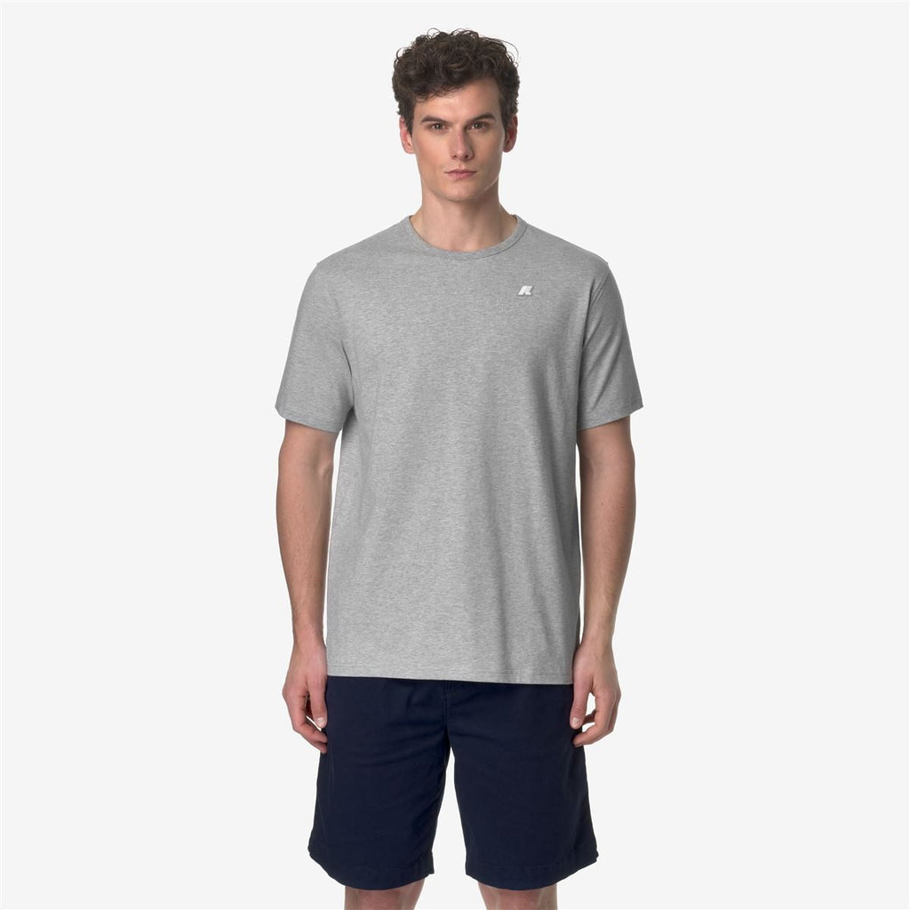 Polera K-Way Men Adame Stretch Grey Melange