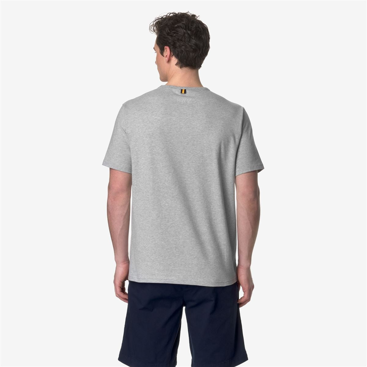 Polera K-Way Men Adame Stretch Grey Melange