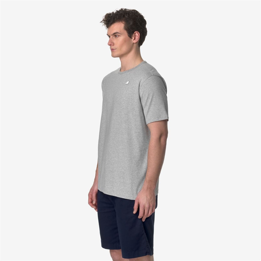 Polera K-Way Men Adame Stretch Grey Melange