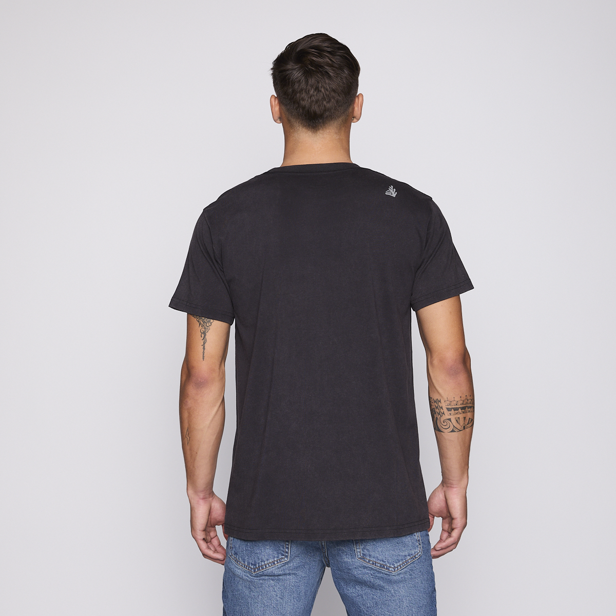 Polera Reef Men Clean Black