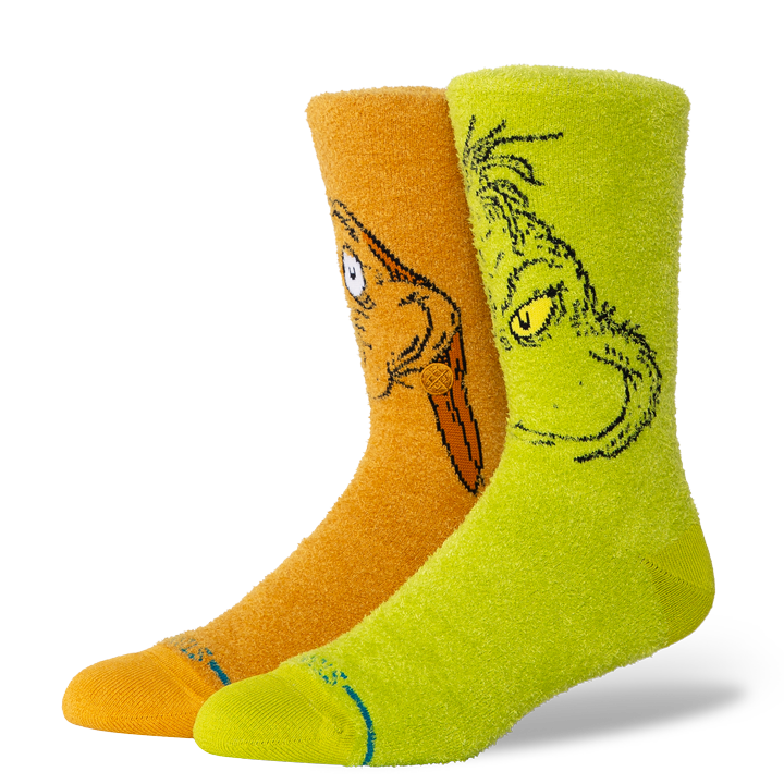 Stance Sock Grinch And Max Green Brown