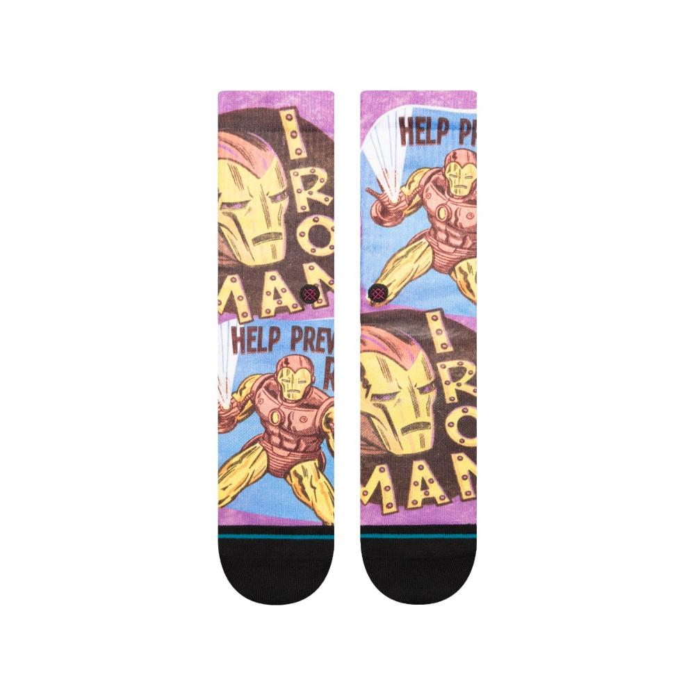 Stance Sock Men Iron Man Prevent Rust Purple