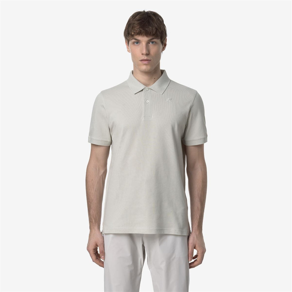 Polera K-Way Men Amedee Pique Beige Light