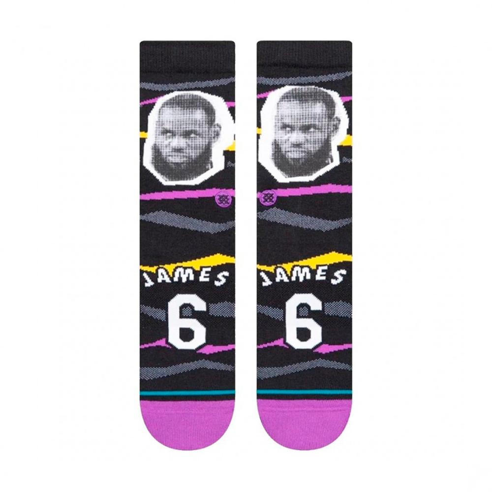 Stance Sock Men NBA Faxed Lebron Black