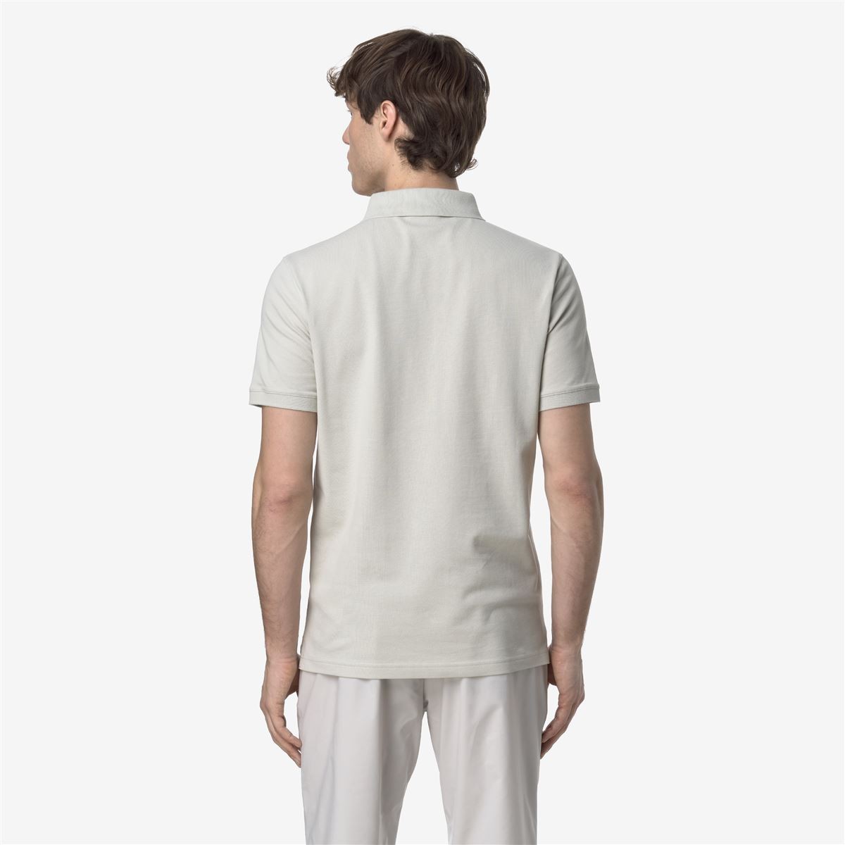 Polera K-Way Men Amedee Pique Beige Light