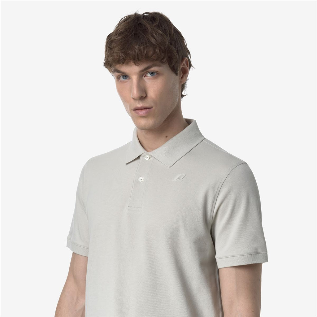 Polera K-Way Men Amedee Pique Beige Light