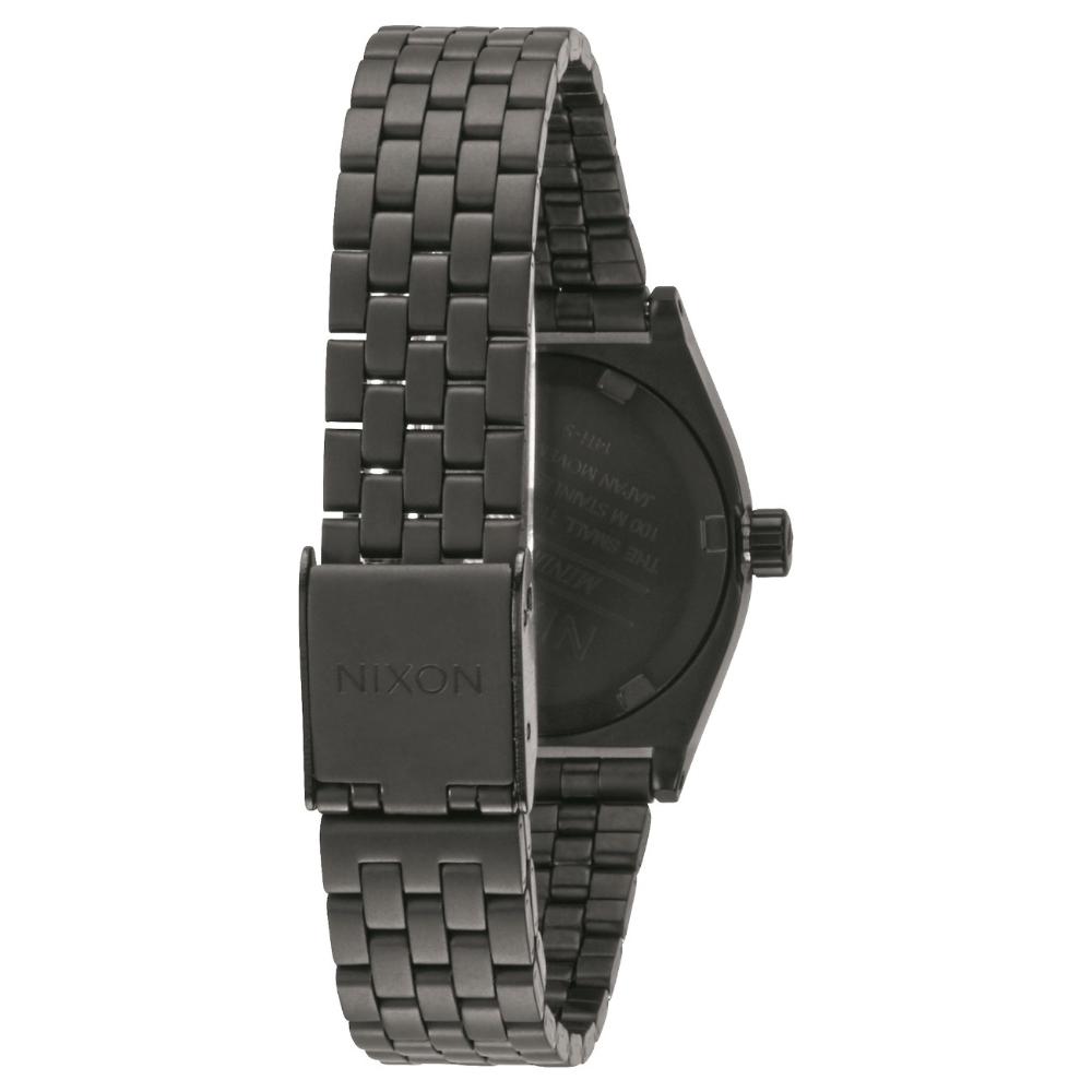 Reloj Small Time Teller All Black Rose Gold Nixon
