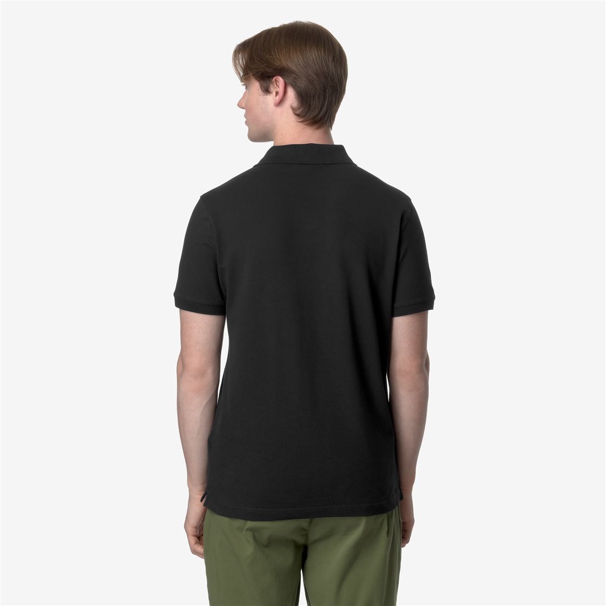 Polera K-Way Men Amedee Pique Black Pure