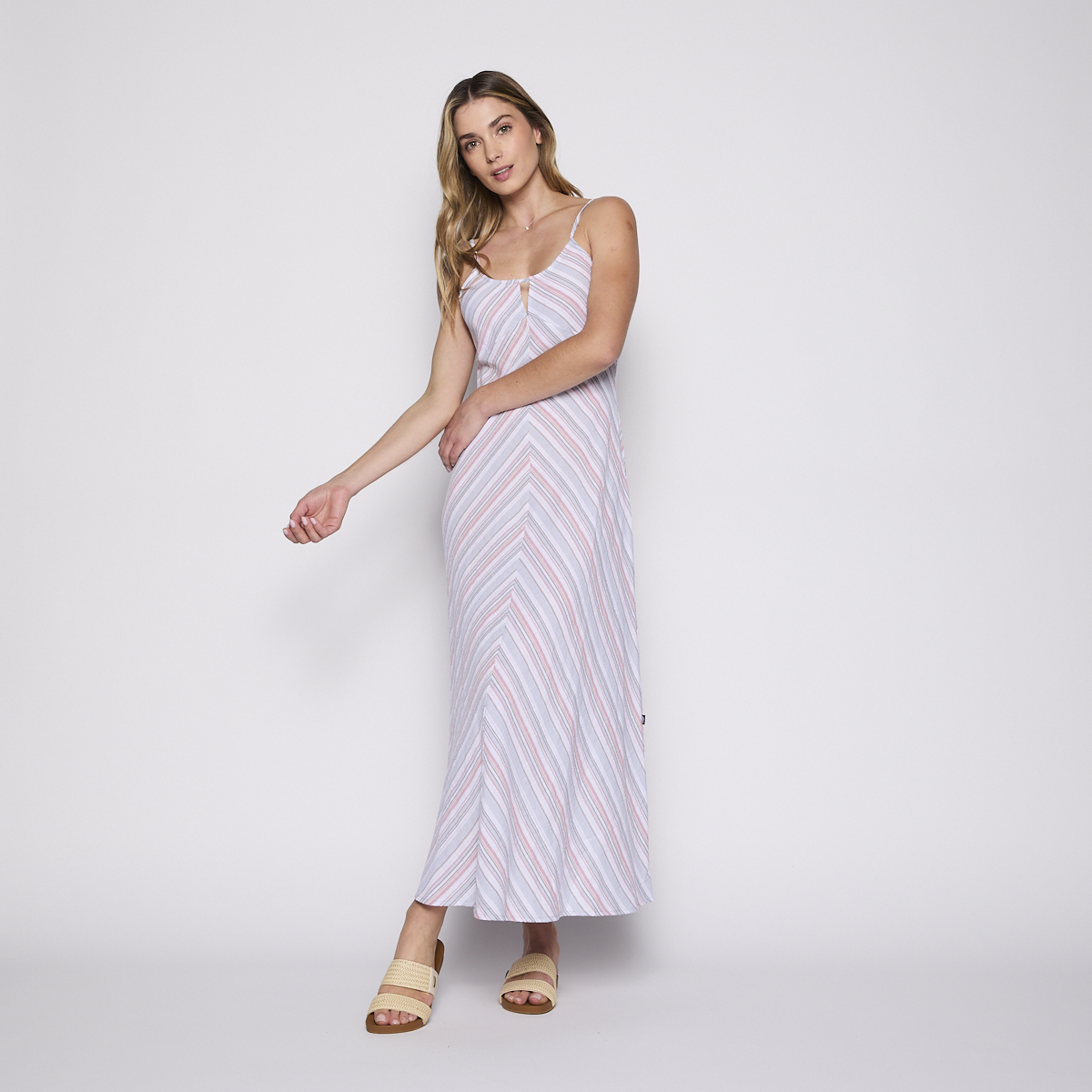 Vestido Reef Women Light Blue Multicolor